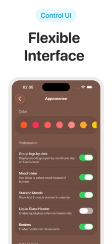 Feelio: Stress & Mood Tracker iPhone screenshot