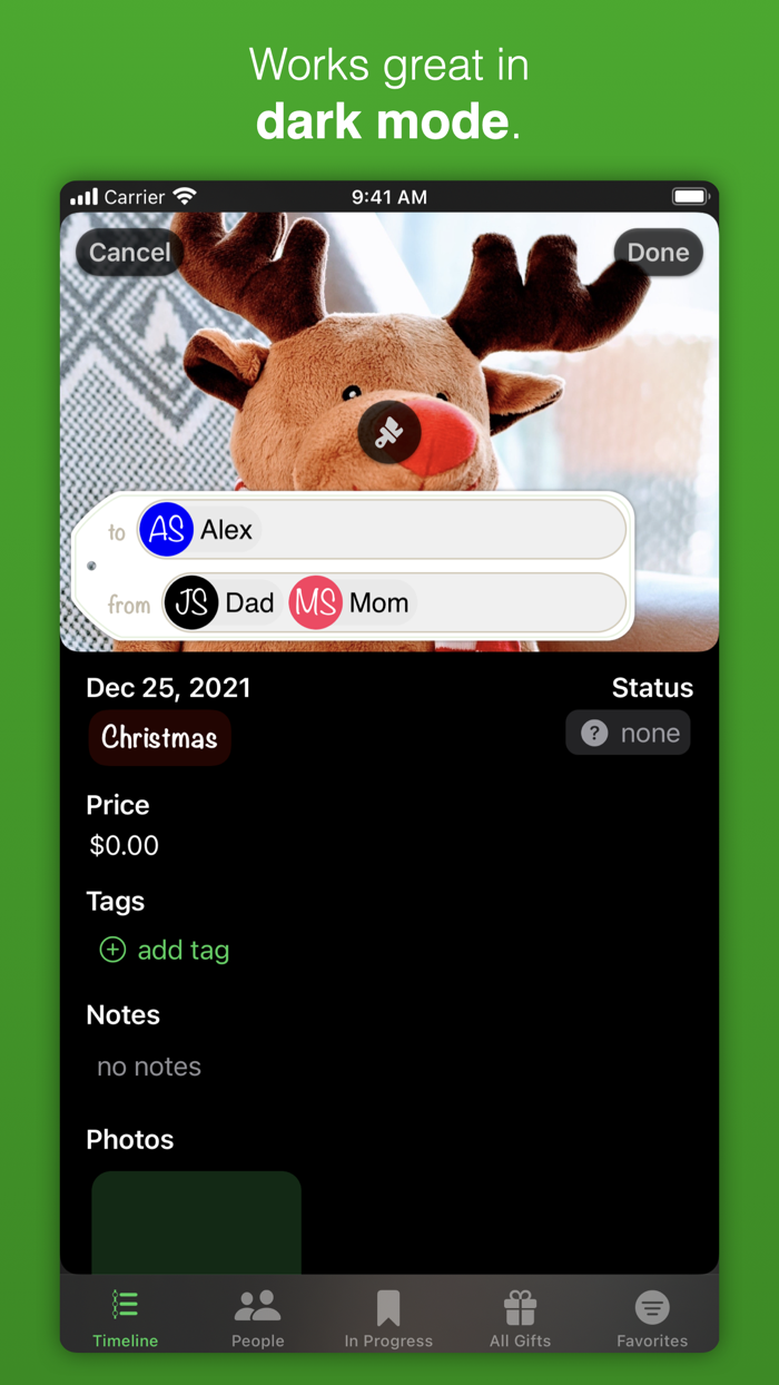 Given - Gift Manager