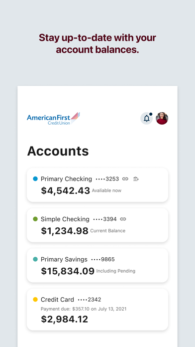 American First Mobile iPhone screenshot 2 - Finance app