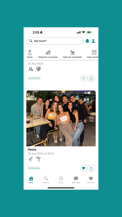 hobi - Friends, Plans & Events iPhone screenshot 3 - Social Networking app