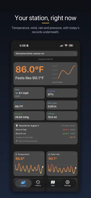 Backyard Weather - PWS screenshot 1
