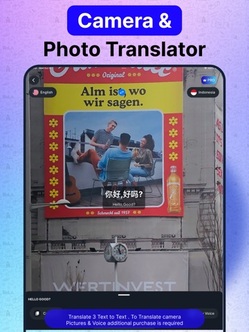 AI Translator : Speak & Learn iPad screenshot