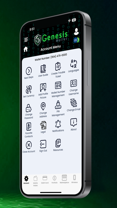 MyGenesis Wallet Screenshot