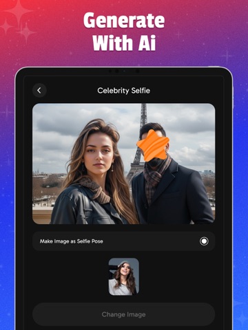 TravelSelfie: AI Virtual Photo iPad screenshot
