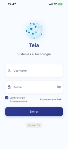 Teia Solicitações screenshot