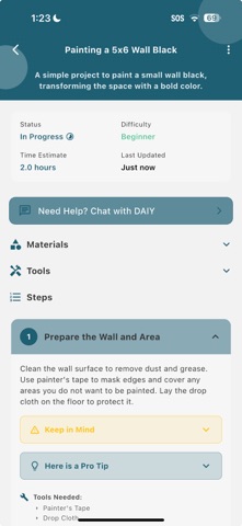 DAIY - Your DIY Assistant Screenshot 3 of 3
