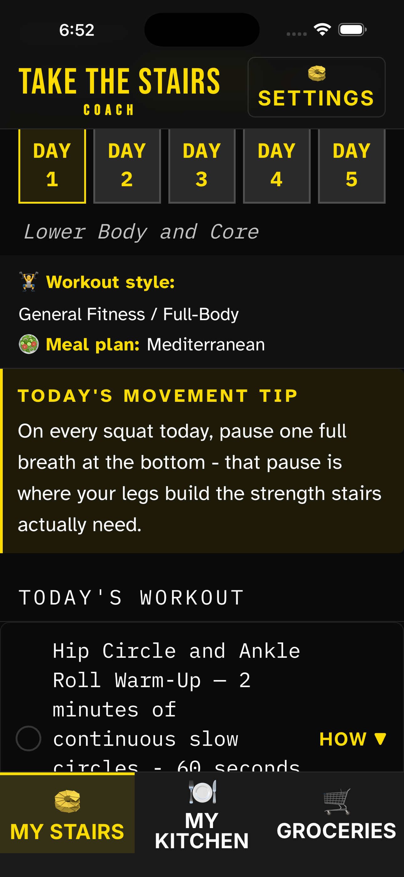 Take the Stairs Coach screenshot 5