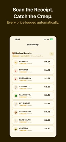Price Book - Grocery Tracker iPhone screenshot