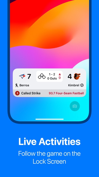 Baseball Live iPhone screenshot 3 - Sports app