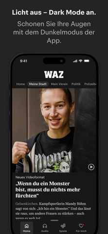 WAZ News iPhone screenshot