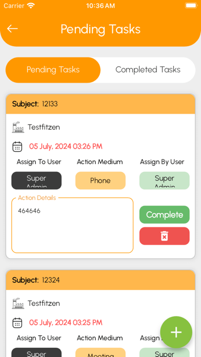 Vasundhara - Advanced CRM App screenshot