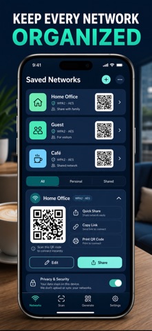WiFi QR Code & Share Card Screenshot 6 of 10