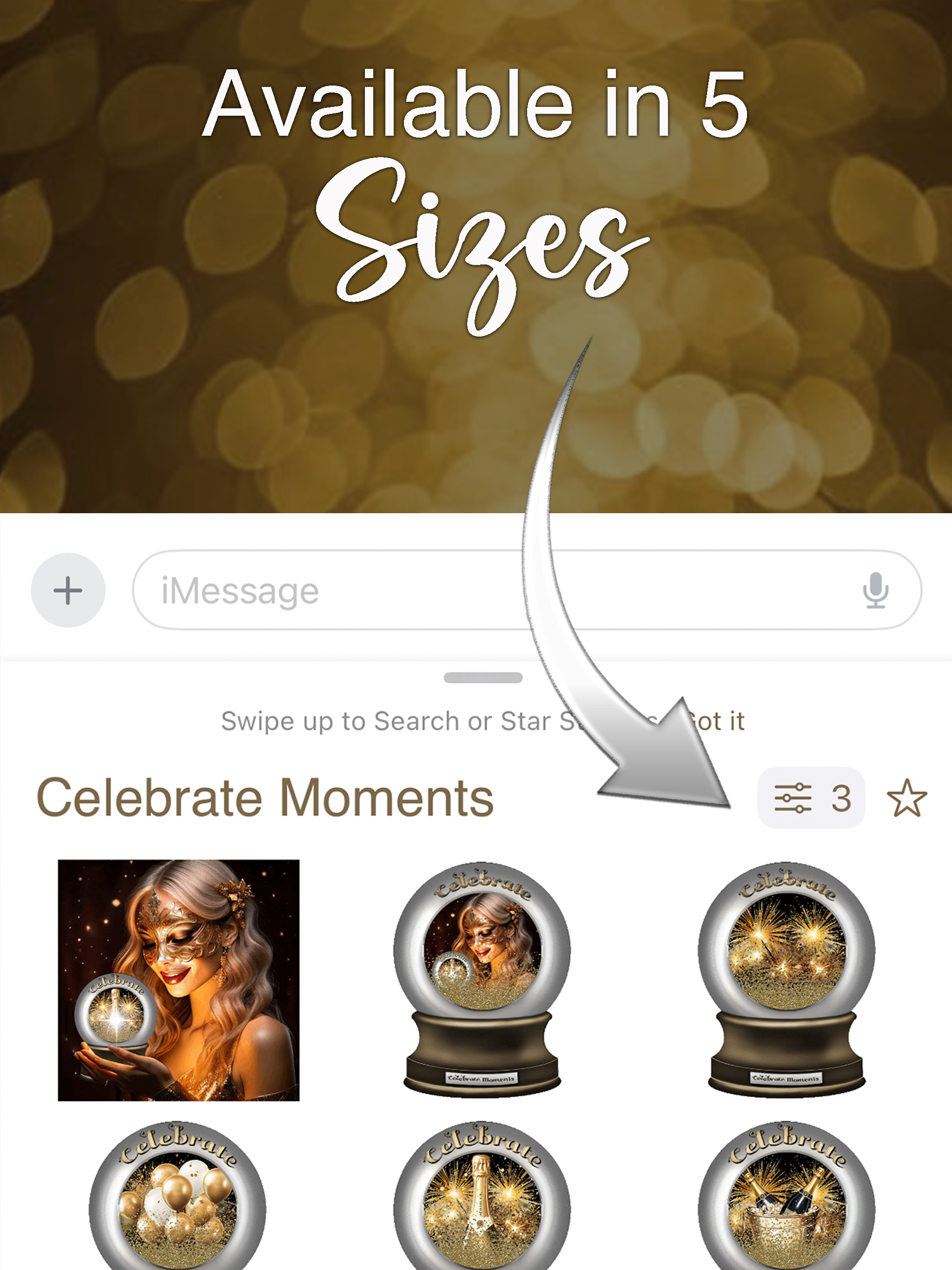Celebrate Moments Sticker Pack screenshot 9