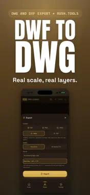 DWF Viewer Reader · to DWG screenshot 2