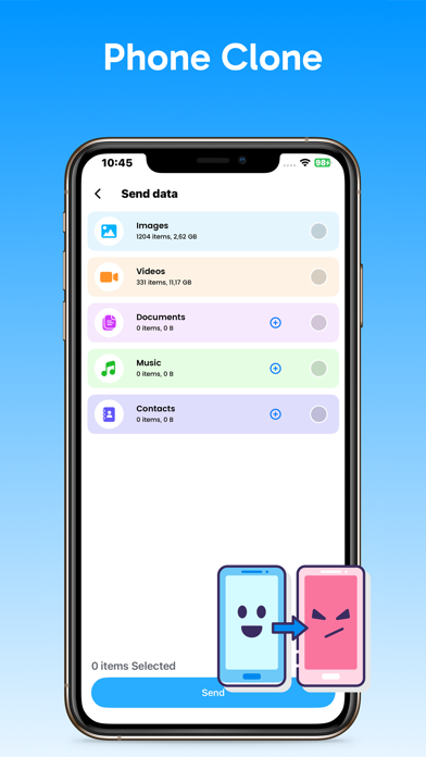Smart Switch, Copy My Data iPhone screenshot 5 - Productivity app
