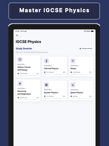 IGCSE Physics Notes iPad screenshot