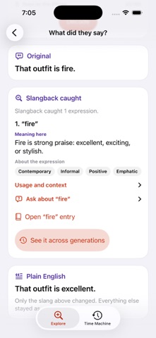 Slangback screenshot 4