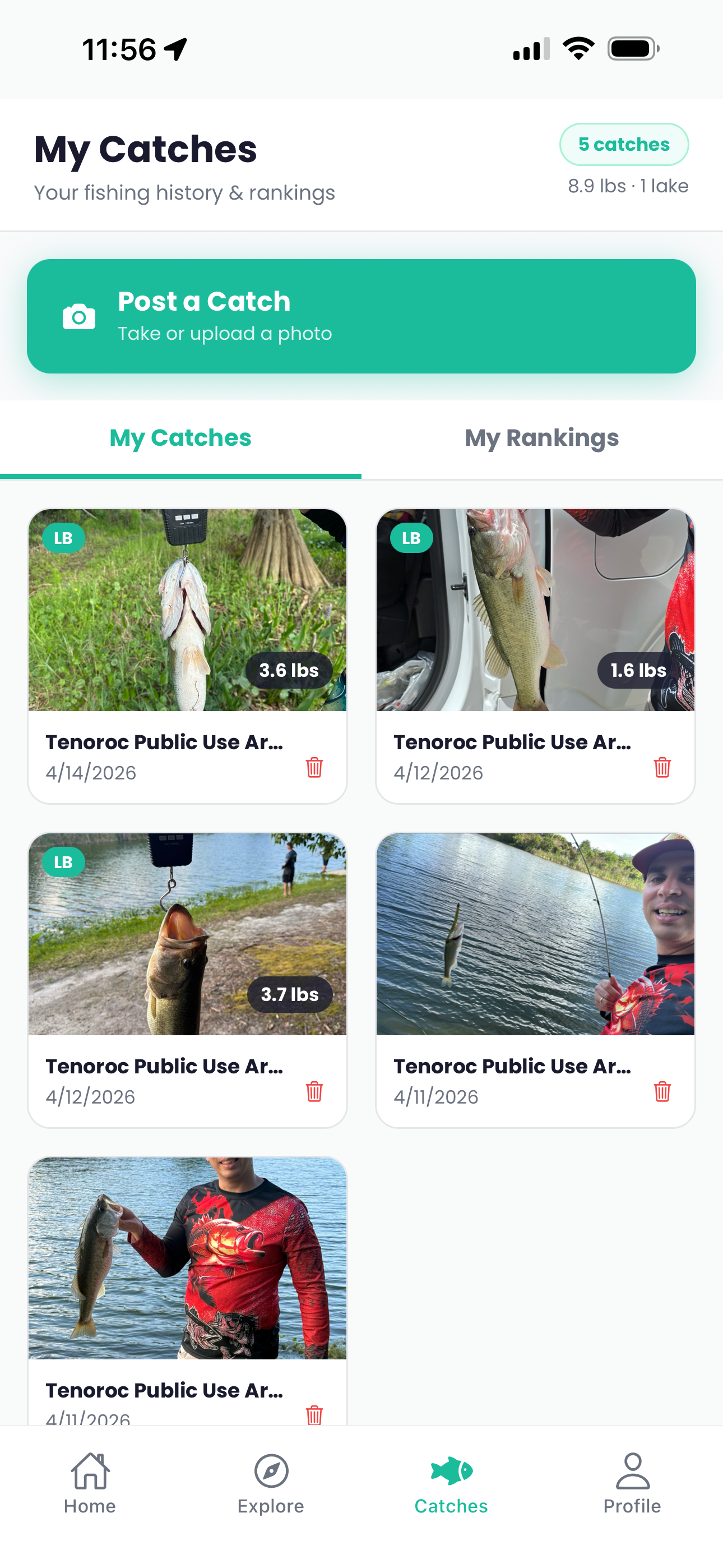 FishLakes: Fishing Forecast