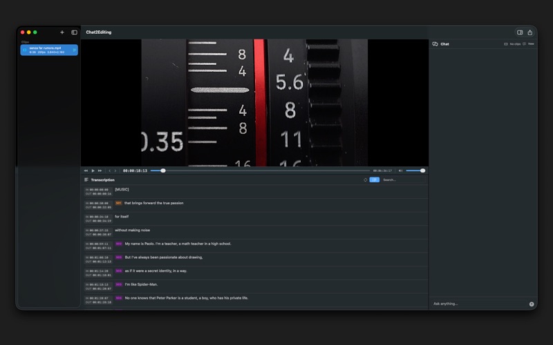Chat2Editing screenshot