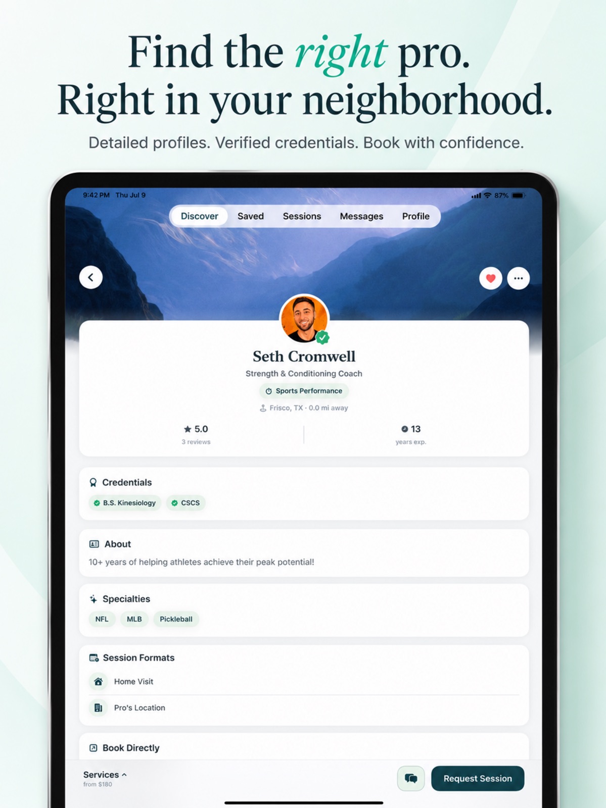 WellMet ipad screenshot 1