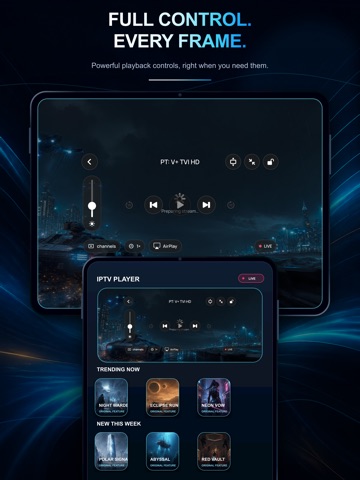 Orivue Player - Smart IPTV iPad screenshot