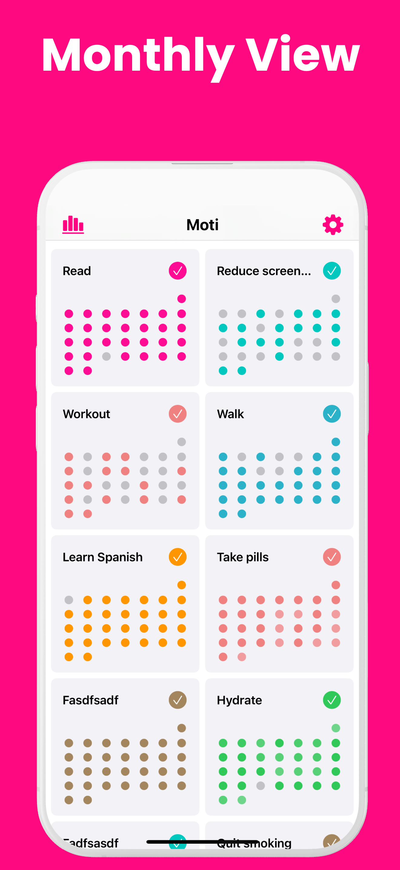 Habit Tracker - Moti screenshot 8
