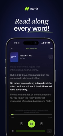 Narrlit: Books as Podcasts screenshot