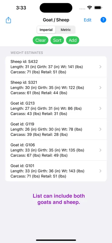 Goat / Sheep Weight Estimator screenshot 4