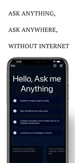 IRIS (Offline GPT) screenshot 2