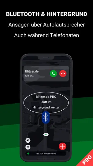 Screenshot von Blitzer.de PRO auf dem iPhone 7