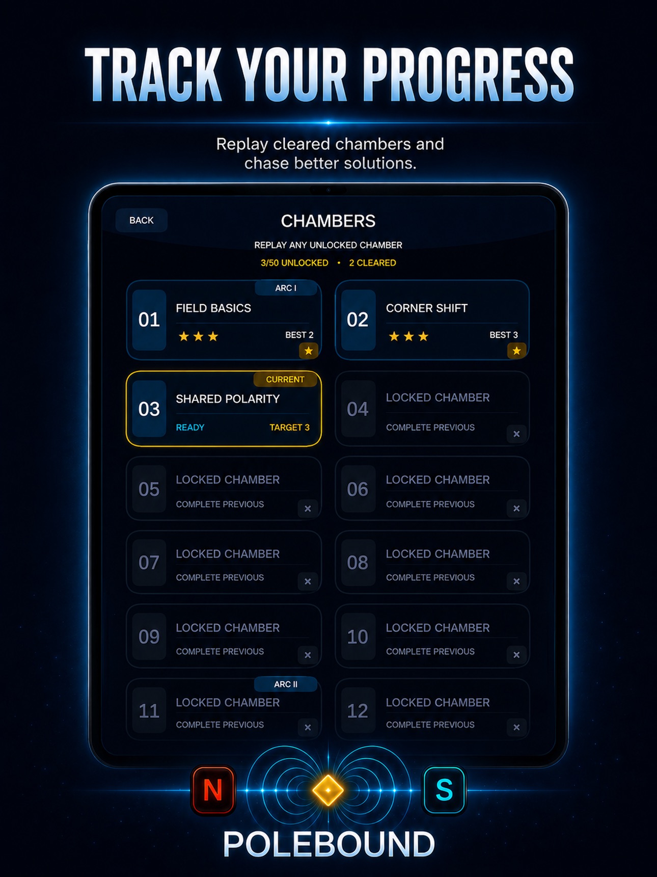 Screenshot 11 of POLEBOUND: Magnet Puzzle