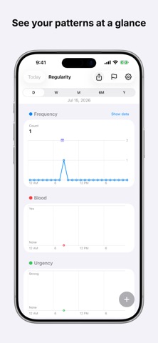Regularity: Bowel Movement Log Screenshot 1 of 6
