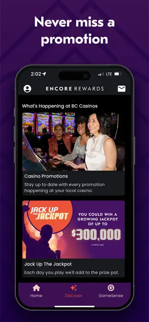 Encore Rewards by BCLC iPhone screenshot 3