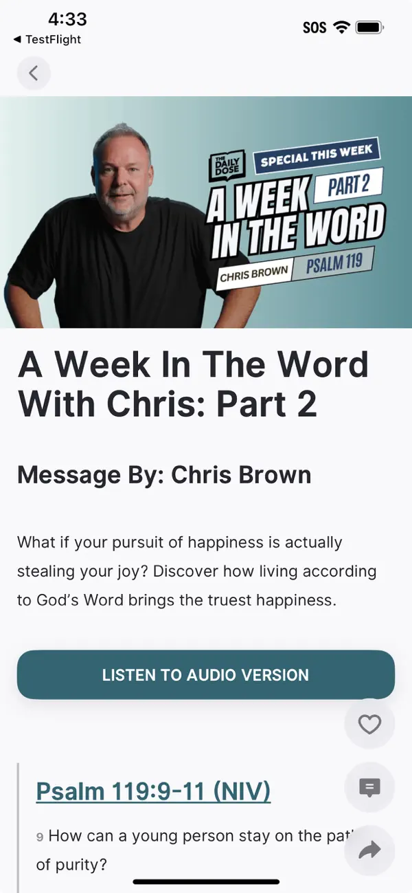 Screenshot #1 pour My North Coast Church App