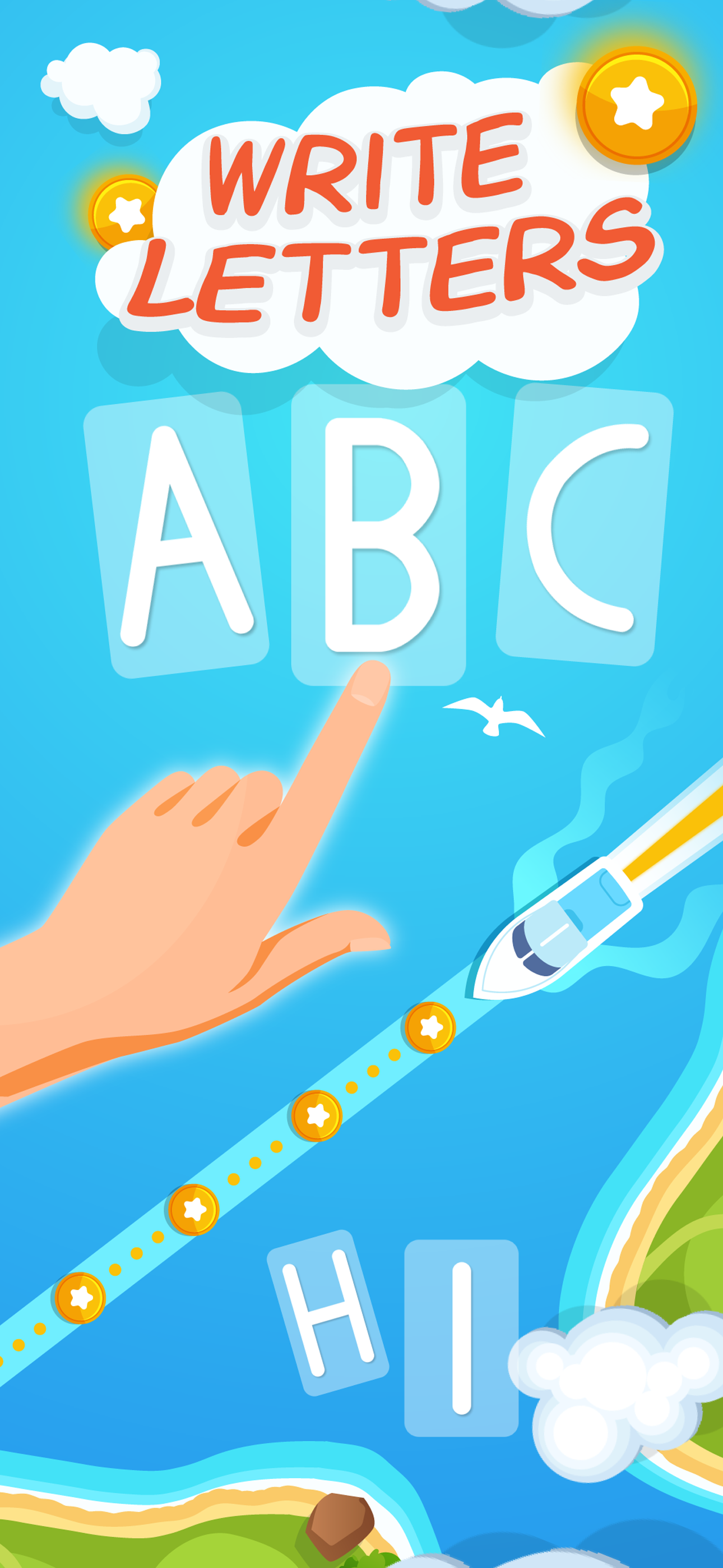 Write Letters : ABC Kids World