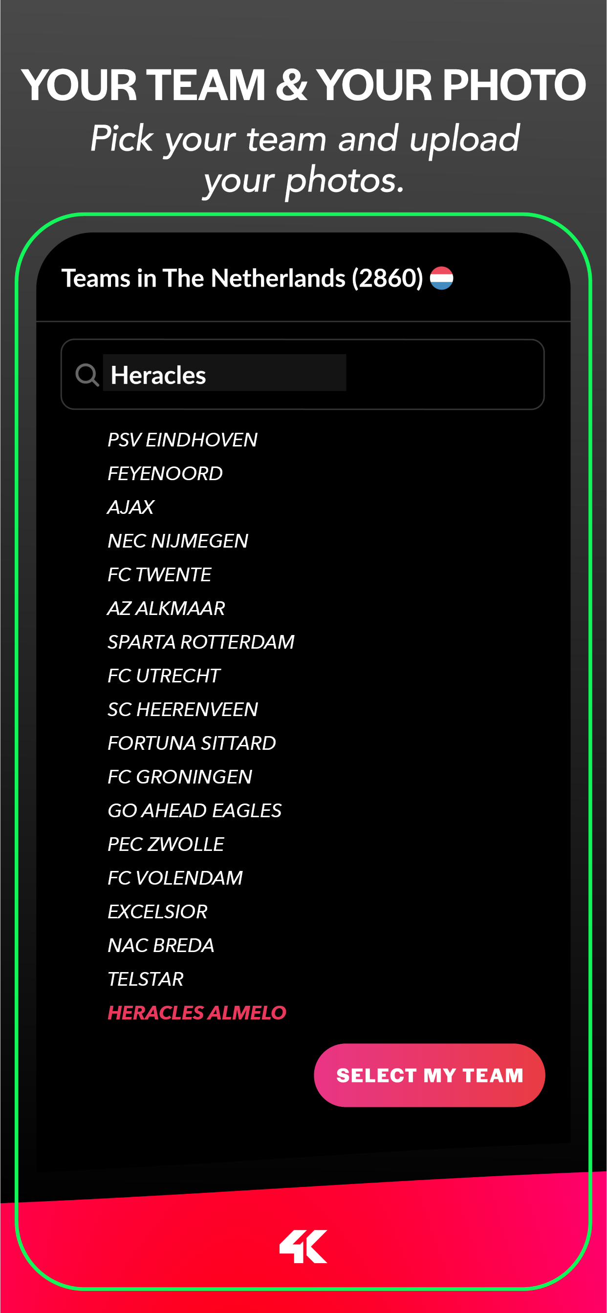 4KMATCH: PRO Football Designs