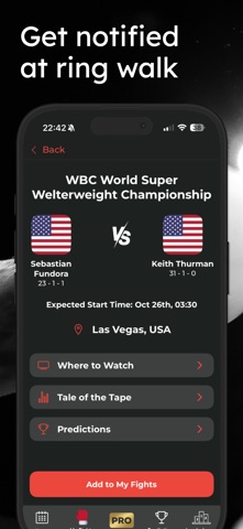 Ringwalks: Boxing & MMA Alarm Screenshot 2 of 4
