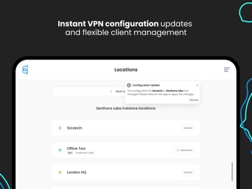 Defguard VPN Client iPad screenshot