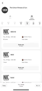 The Union Fitness & Fun App screenshot #3 for iPhone