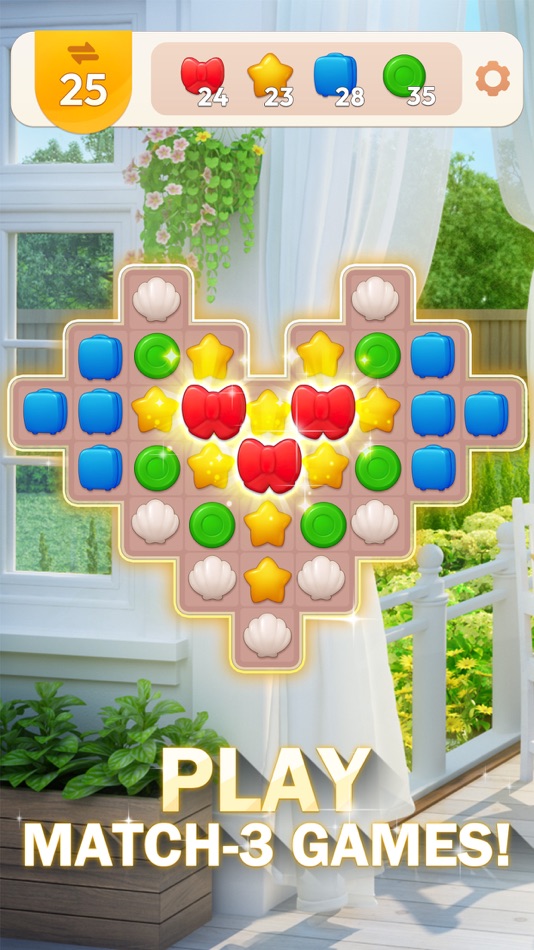 #8. Decor Match (iOS) 由: ZenLife Games Pte. Ltd.