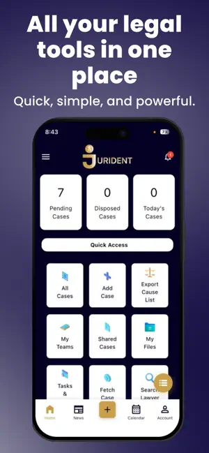 Jurident screenshot 2