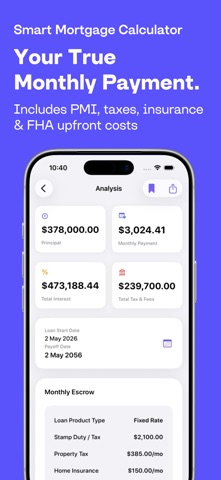 Loan Calculator: Financial iPhone screenshot