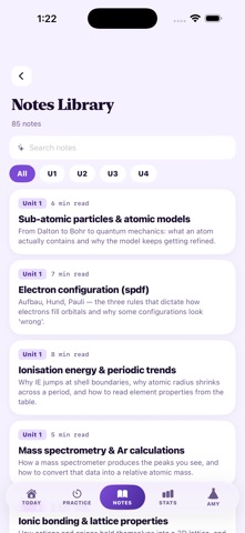 QCAA Study Chemistry iPhone screenshot