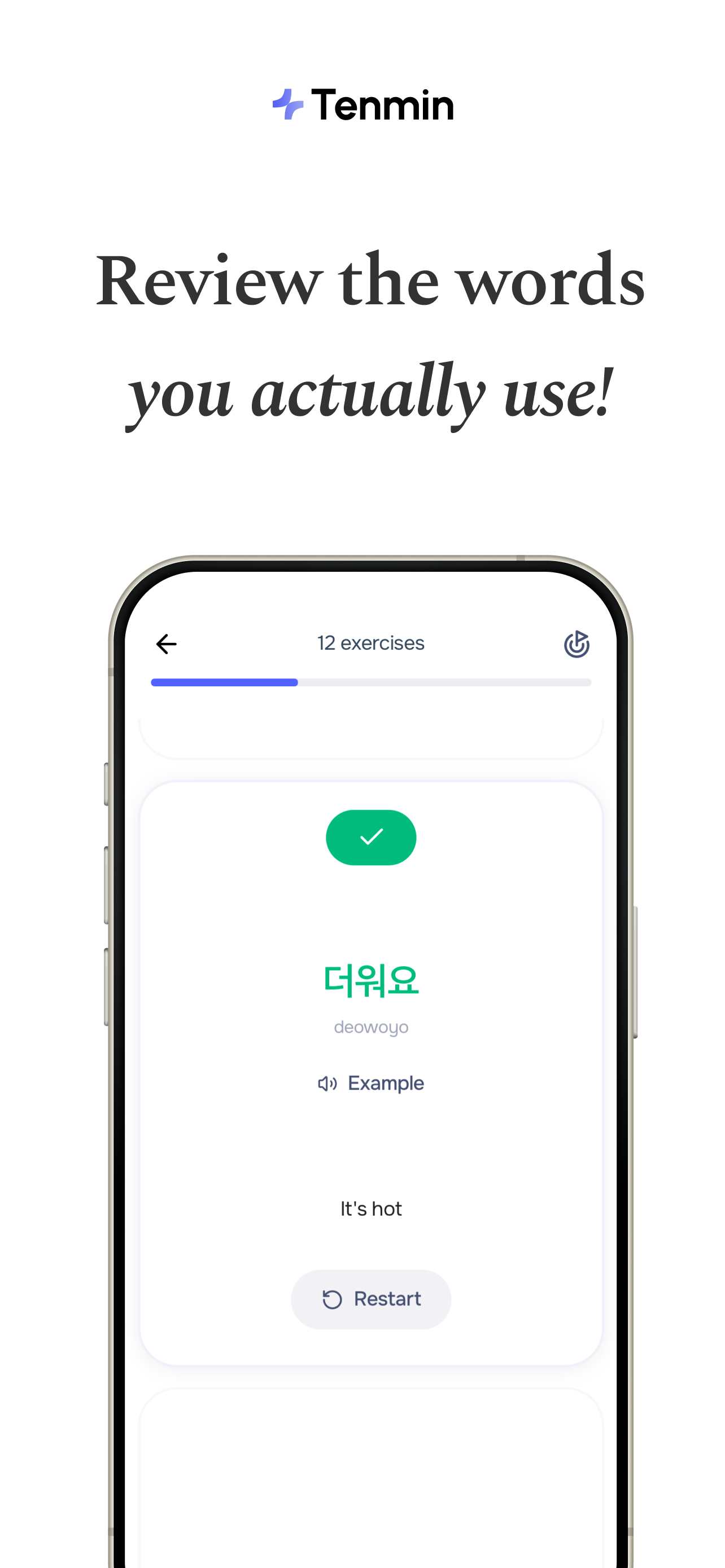 Tenmin - Language Learning screenshot 5