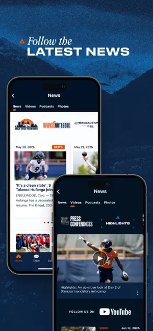 Denver Broncos iPhone screenshot 2