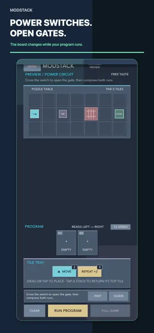 Modstack: Programming Puzzle screenshot 2