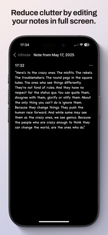 Infinote screenshot