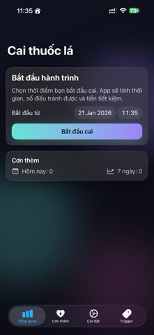 QuitSmoke – Cai thuốc lá screenshot