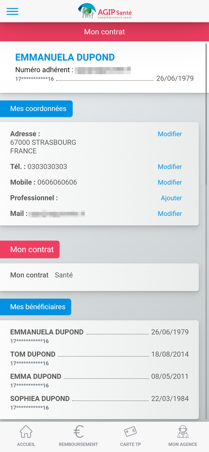 AGIP SANTE screenshot 3