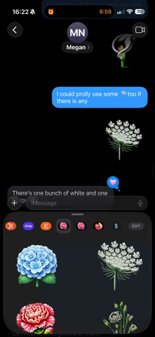 Flowermojis iOS screenshot